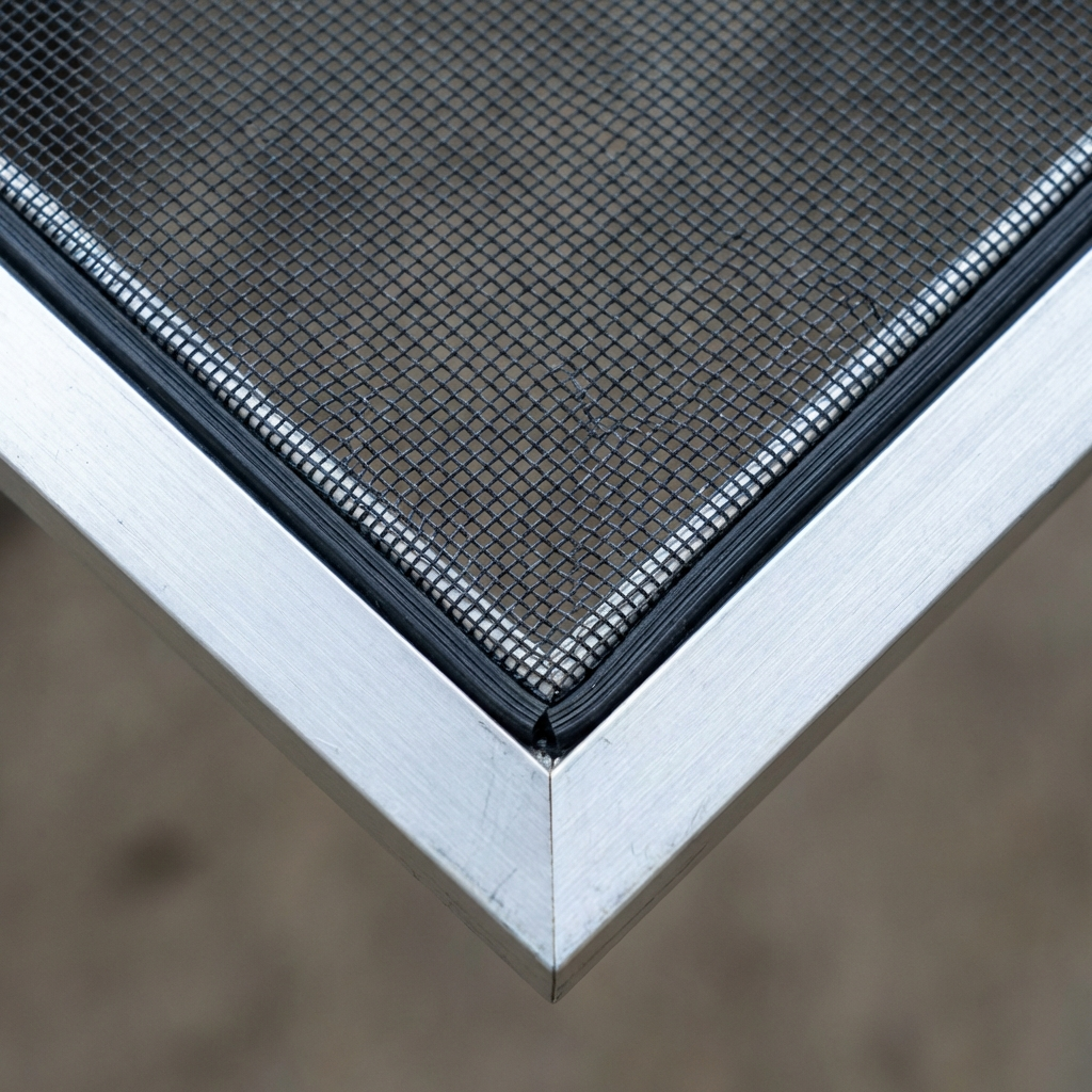 Close-up of professional screen repair craftsmanship