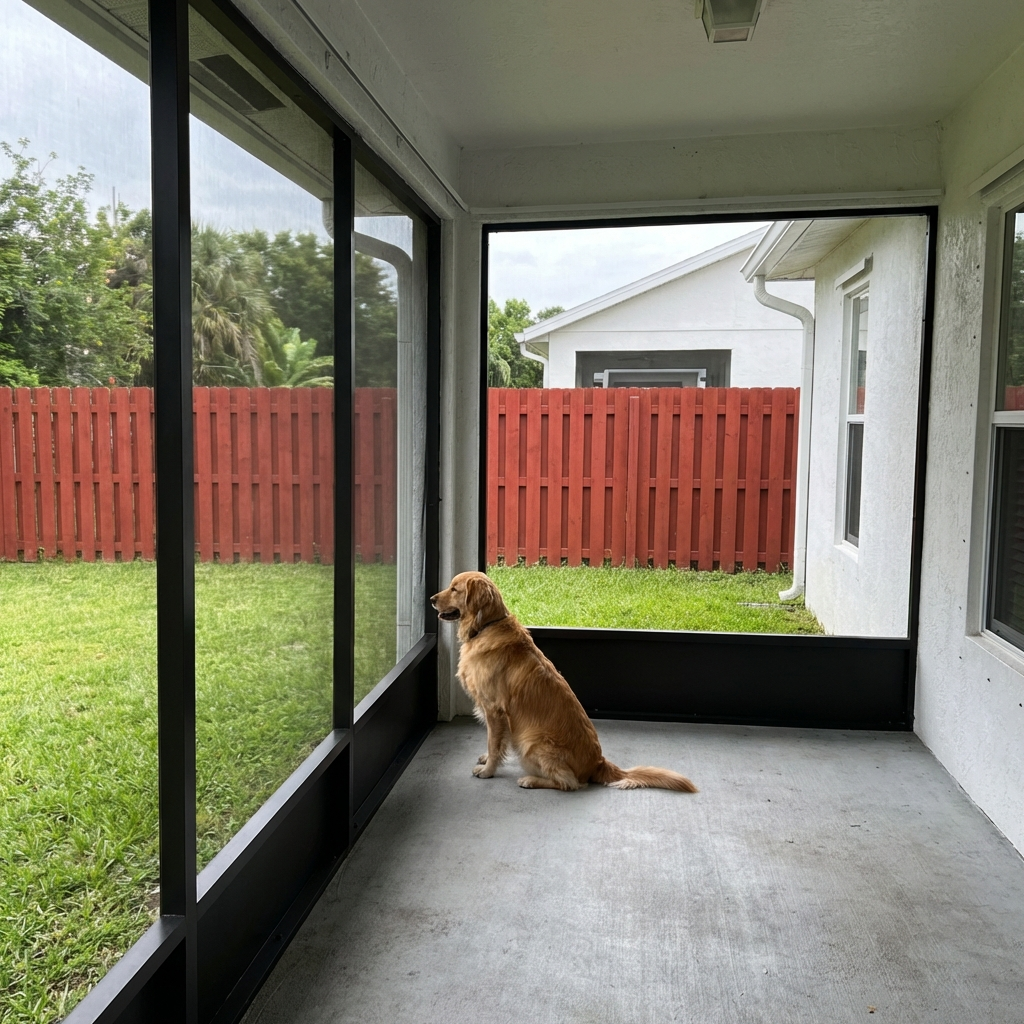 New pet screen panels installed in Land O Lakes